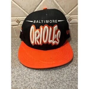 Baltimore Orioles embroidery puffy snap back hat- Preowned